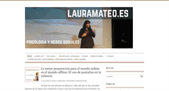 Desktop Screenshot of lauramateo.es