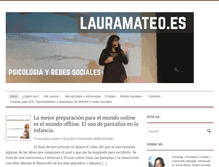 Tablet Screenshot of lauramateo.es